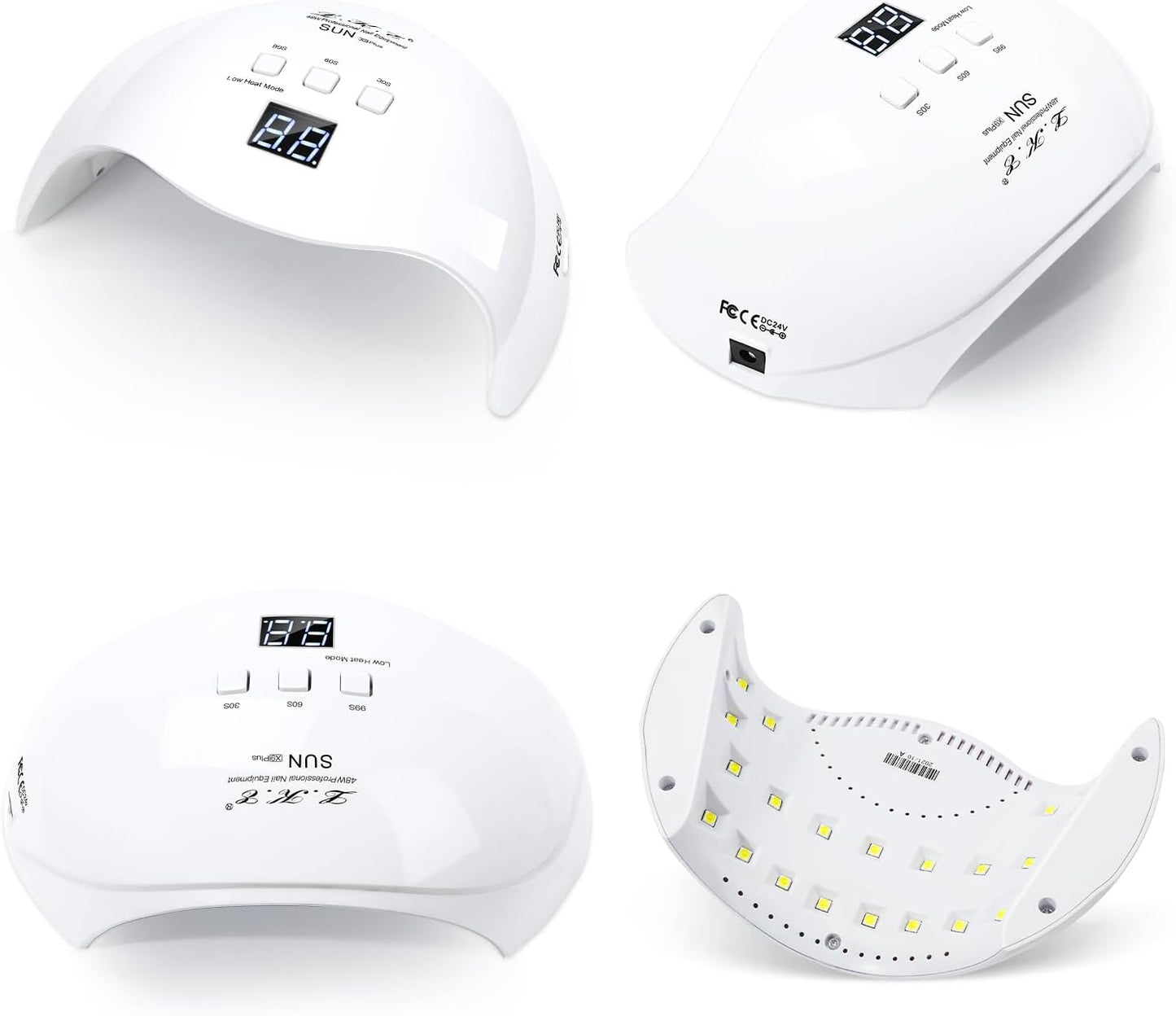 Home Simple LED Nail Light Therapy Machine – UV/LED Nail Dryer for Gel Polish