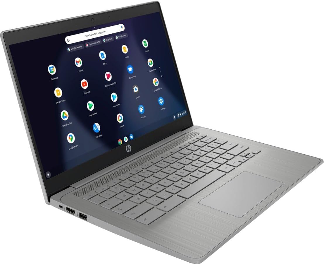 HP 2023 Chromebook Laptop, 14 Inch Display, Intel Celeron N4120 Processor,