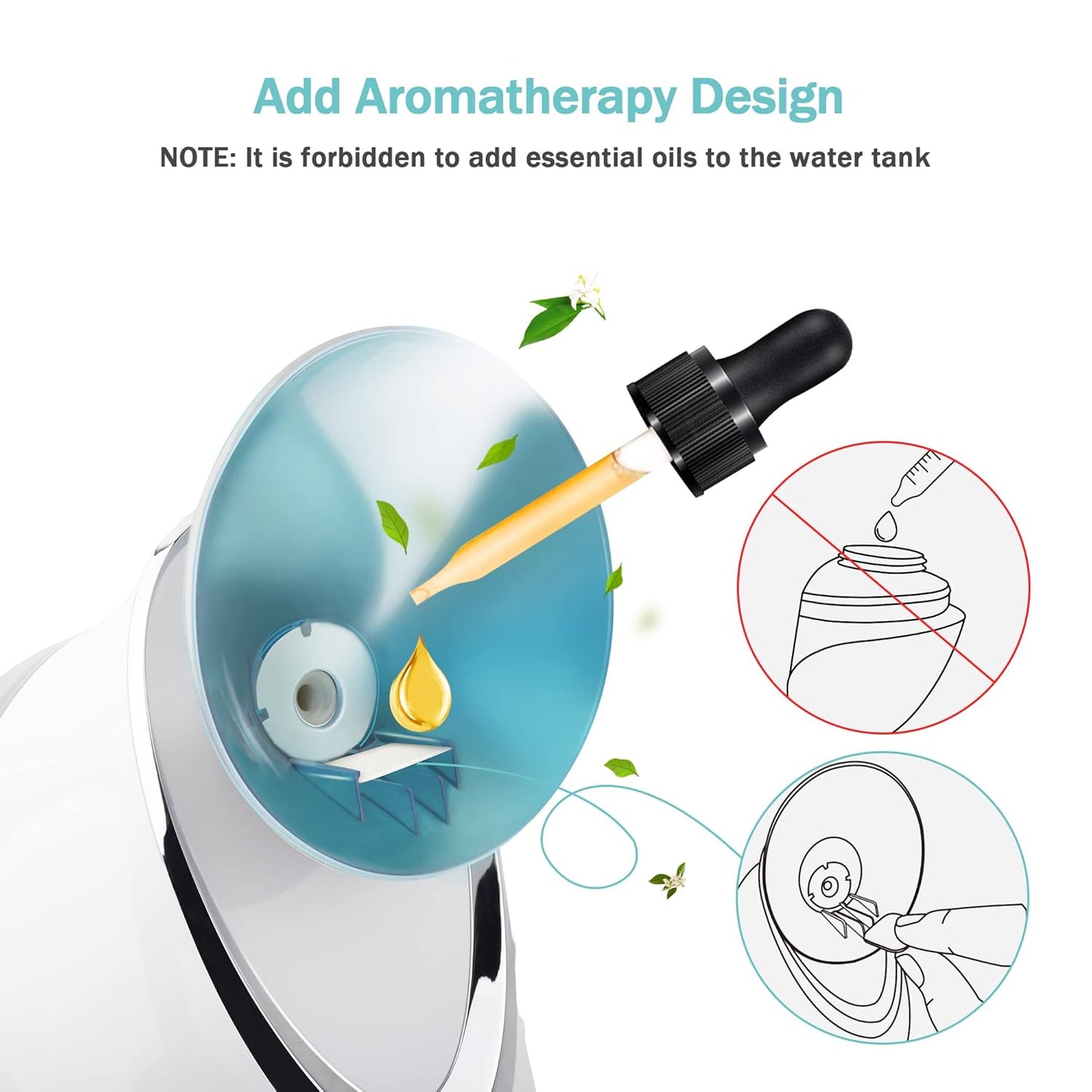 EZBASICS Nano Ionic Facial Steamer – Professional Deep Pore Cleansing Face Steamer with Skin Kit (Blue)