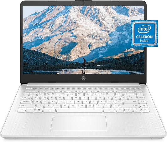 HP 14 Laptop, Intel Celeron N4020, 4 GB RAM, 64 GB Storage