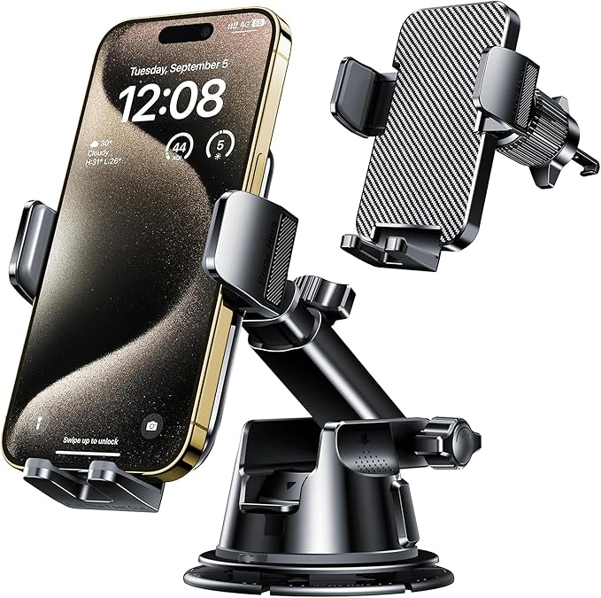 Qifutan Dash Mounted Holders Phone Holders for Your Car Phone Mount for Car